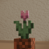 Тюльпан из Minecraft